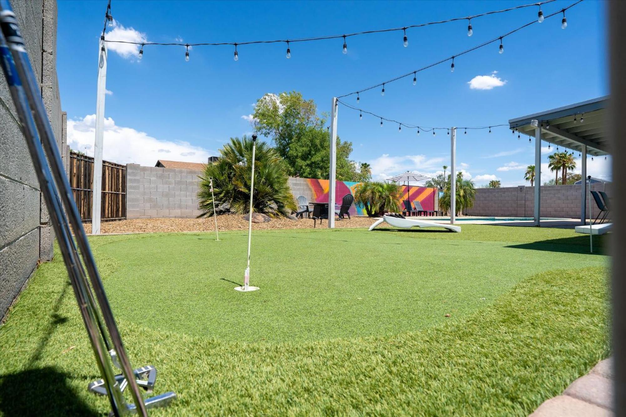 Mini Golf Fire Pit Pool Game Room Chandler Buitenkant foto